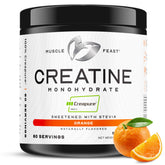 Muscle Feast frasco frontal mostrando diseño y confianza de calidad