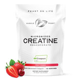 Muscle Feast paquete frontal mostrando diseño y pureza Creapure