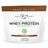Muscle Feast empaque frontal sabor chocolate muestra calidad y confianza