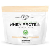 Muscle Feast empaque frontal mostrando producto y beneficio natural