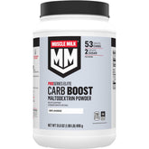 Muscle Milk envase frontal mostrando etiqueta y beneficio de energía controlada