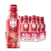 Muscle Milk botella frontal mostrando etiqueta y beneficio proteico