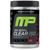Muscle Pharm bote frontal con Cherry Slush mostrando presentación y confianza