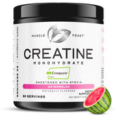Muscle Feast envase frontal Creapure sandía mostrando marca y tamaño 300 g
