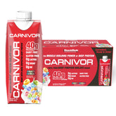 MuscleMeds Carnivor RTD frente mostrando etiqueta y beneficio proteico