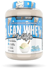 Musclesport envase frontal Vainilla Ice Cream muestra presentación y beneficios