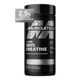 MuscleTech frasco frente mostrando diseño y facilidad de transporte
