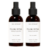Muse Apothecary botella frente empaque mostrando diseño y beneficio aromático