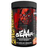 Mutant GEAAR presentación frontal mostrando envase y sabor Orange Rush