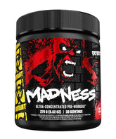 Mutant Madness frente del envase mostrando el diseño y beneficio energético