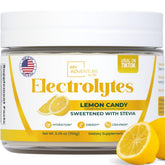 My Adventure to Fit envase frontal Lemon Candy mostrando porciones y diseño