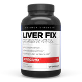 Myogenix frasco frontal mostrando cápsulas y diseño claro para confianza
