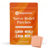 Mypatches empaque frontal mostrando 30 parches y beneficio de comodidad diaria