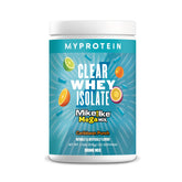 Myprotein envase frontal Mike and Ike que muestra diseño y tamaño