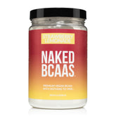NAKED envase frontal del BCAAs fresa limonada, presentación visible y clara