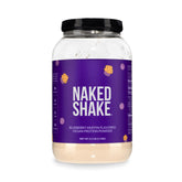 NAKED envase frontal mostrando sabor blueberry muffin y beneficio claro