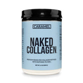NAKED envase frontal del colágeno caramelo mostrando diseño y tamaño