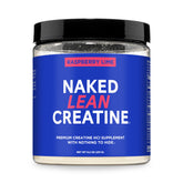 NAKED envase frontal Raspberry Lime mostrando diseño limpio y ingredientes
