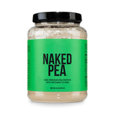 NAKED Pea frente del empaque mostrando pureza y un solo ingrediente