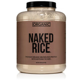 NAKED Rice frente del envase mostrando tamaño 5 lb y marca, ideal para ahorro