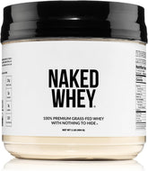 NAKED Whey frente del empaque mostrando la pureza del producto