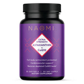 NAOMI empaque frontal que muestra la formulación y beneficios clave