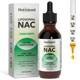NATISLAND envase frontal líquido NAC liposomal, fácil absorción