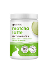 NativePath envase frontal Collagen Latte Matcha mostrando la marca y beneficios