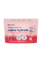 NativePath frente del paquete Mixed Berry mostrando 30 sobres listo para llevar y conveniente