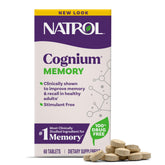Natrol Cognium empaque frontal mostrando presentación y beneficios