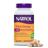 Natrol envase frontal mostrando diseño y beneficio energía sostenible