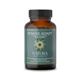 Natura Health Products Power Adapt frontal del empaque mostrando la marca y la información clave para confianza