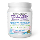 Natural Factors envase frontal del colágeno sin sabor con presentación clara y beneficios
