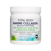 Natural Factors envase frontal que muestra el colágeno marino y beneficios