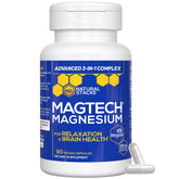 NATURAL STACKS frasco MagTech frente que muestra el envase y beneficios