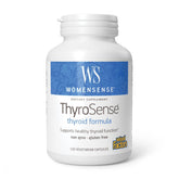 Natural Factors WomenSense ThyroSense frontal mostrando envase y beneficios