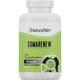 NaturalSlim Somarenew frente del empaque mostrando 180 cápsulas y beneficios claros