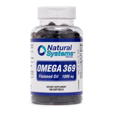 Natural Systems Naturasys frasco frontal mostrando etiqueta y 100 softgels, fácil identificación