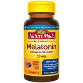 Nature Made frente del frasco mostrando 45 comprimidos y beneficios