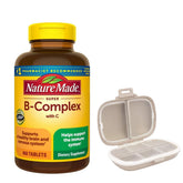 Nature Made envase frontal de Super B Complex 460 tabletas, presentación clara y cantidad extendida