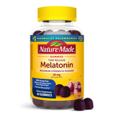 Nature Made frasco frontal mostrando 60 gomitas y tamaño práctico