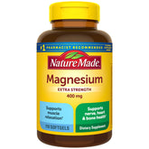 Nature Made envase frontal mostrando 110 cápsulas y beneficio de suministro prolongado