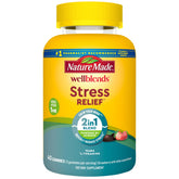 Nature Made Wellblends frente del envase mostrando marca y sabor fresa
