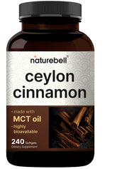 NatureBell frasco delantero mostrando 240 softgels y etiqueta clara