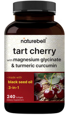 NatureBell frasco delantero mostrando 240 softgels y beneficios de duración