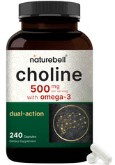 NatureBell frasco frontal mostrando la etiqueta clara y la dosis por porción
