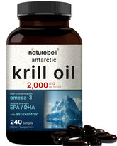 NatureBell frasco frontal con 240 cápsulas mostrando tamaño y etiqueta