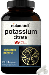 NatureBell frasco frontal mostrando 500 cápsulas y sello de calidad