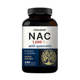 NatureBell frasco frontal mostrando etiqueta clara y beneficio antioxidante