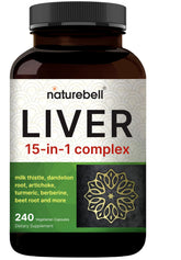 NatureBell envase frontal Liver 15-in-1, presentación clara y completa